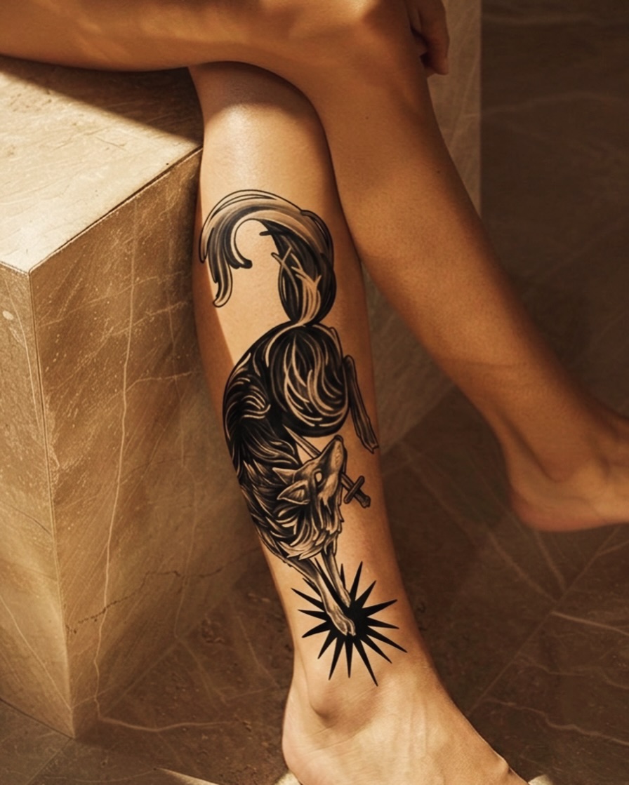 Tattoo by @ink_eating β black_and_grey, dark_realism
