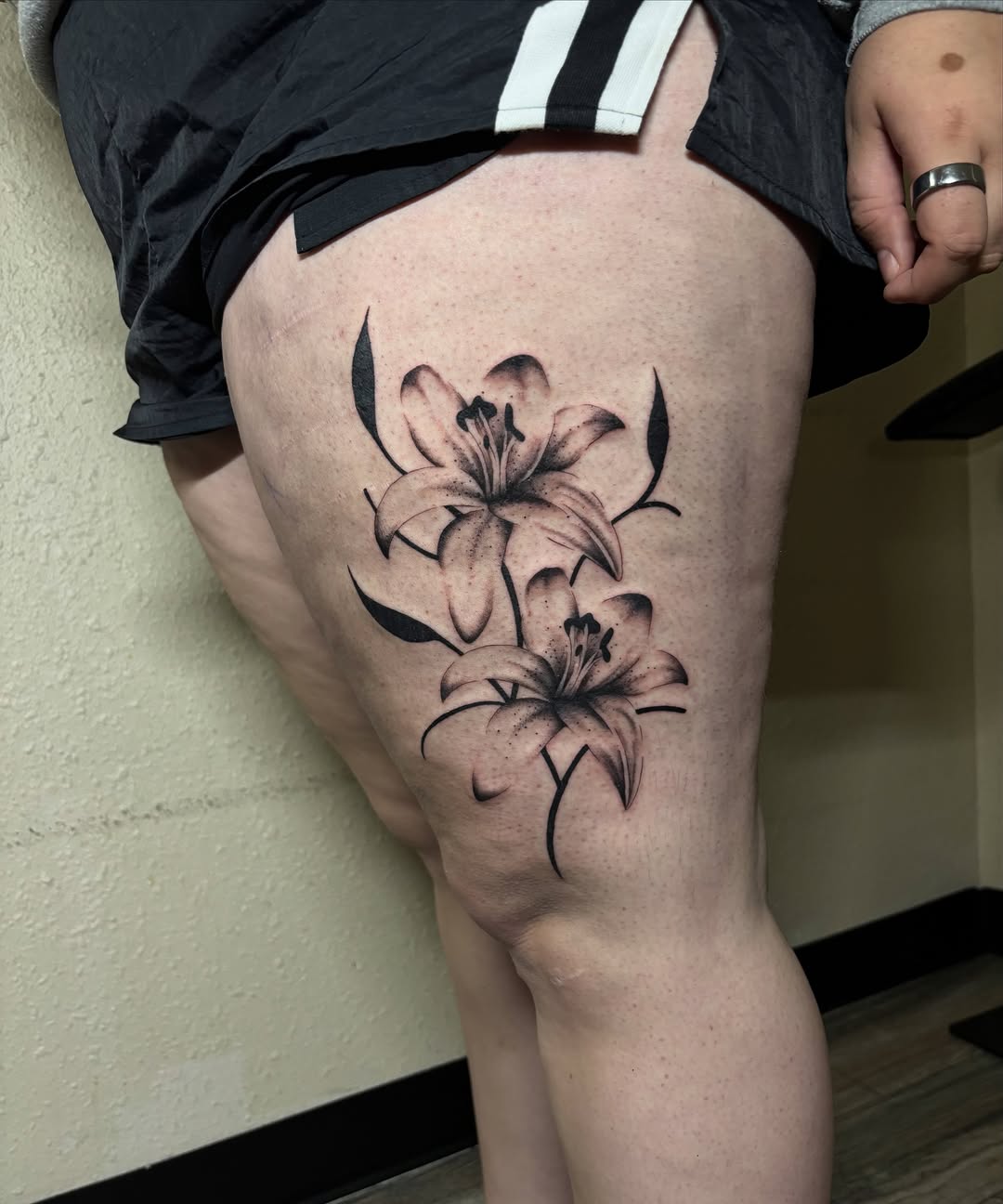 Tattoo by @carvedbyg — black_and_grey