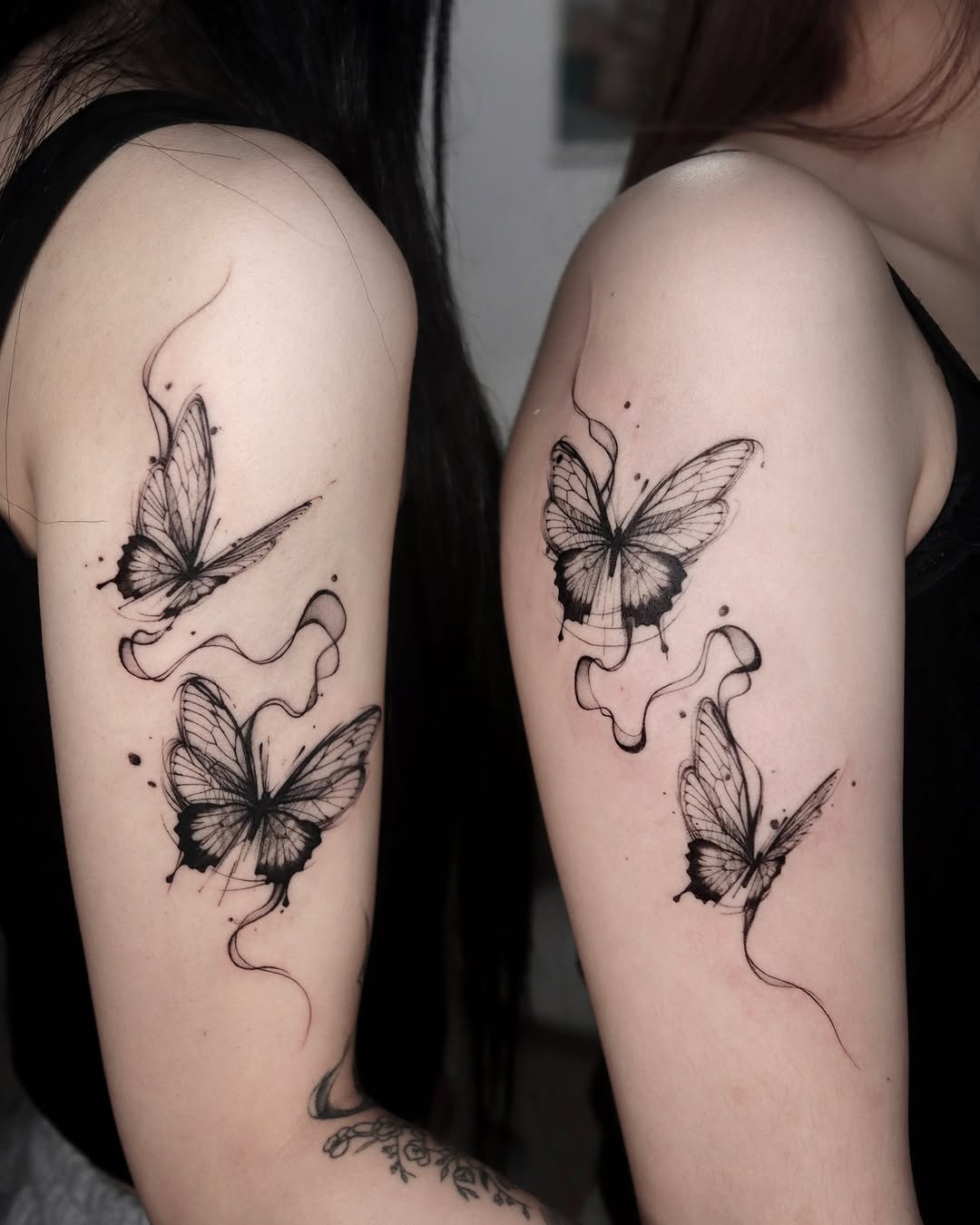 Tattoo by @tattoo_chamsae — fine_line, black_and_grey