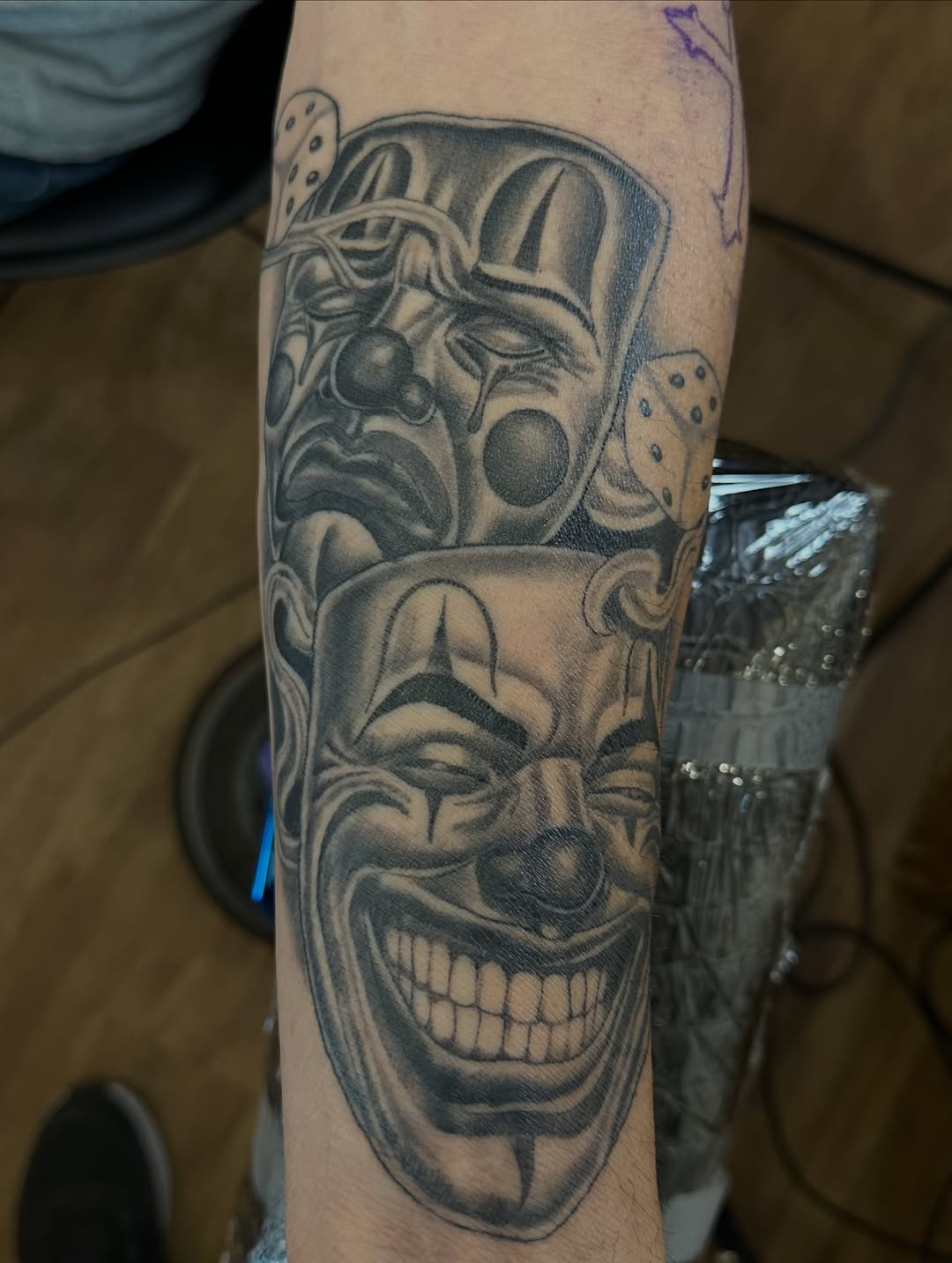 Realism tattoo on the forearm by Andrew Montoya