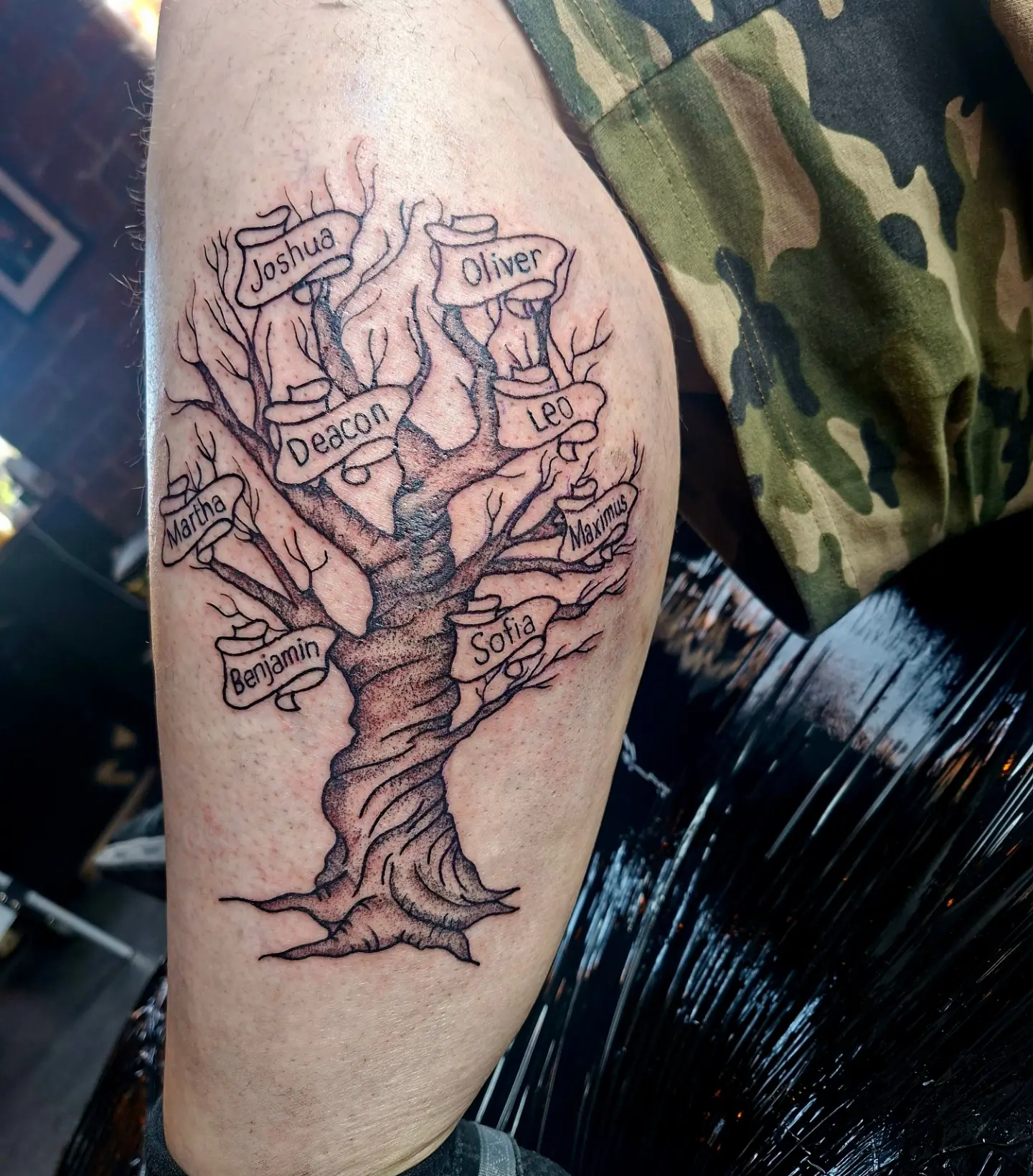 Tattoo by @gemthetattooedlady — black_and_grey