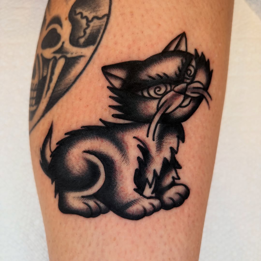 Tattoo by @bigdirtnap — american_traditional, black_and_grey