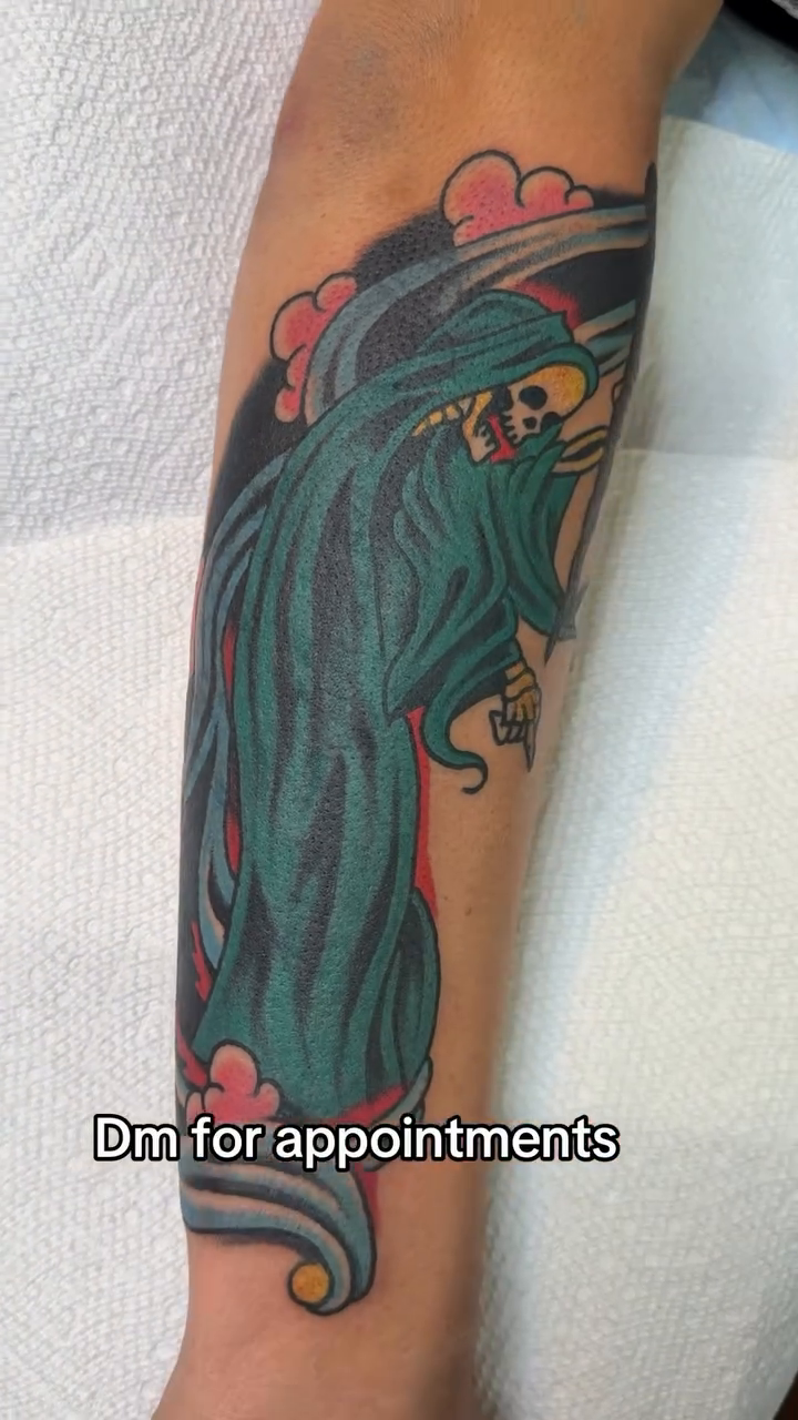 Tattoo by @nickmorantattooer — japanese_irezumi, blackwork