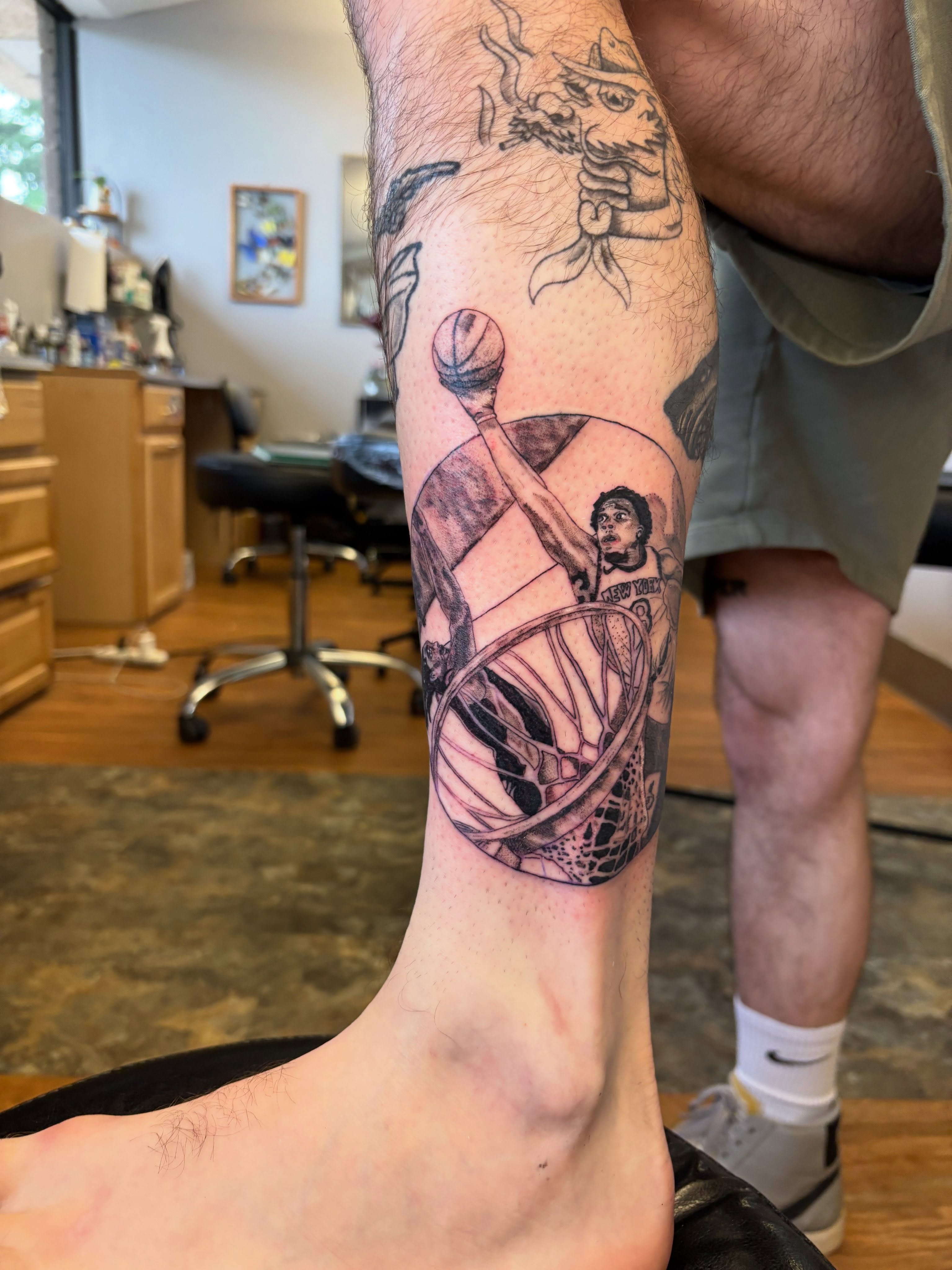 Tattoo by @lukeybtattoo — black_and_grey