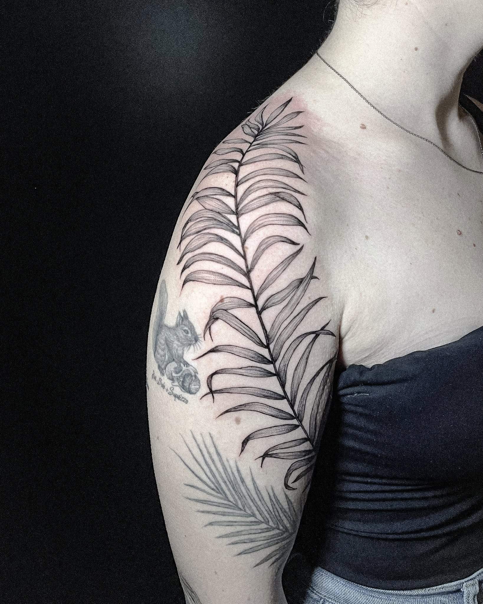 Tattoo by @inshvvn — black_and_grey