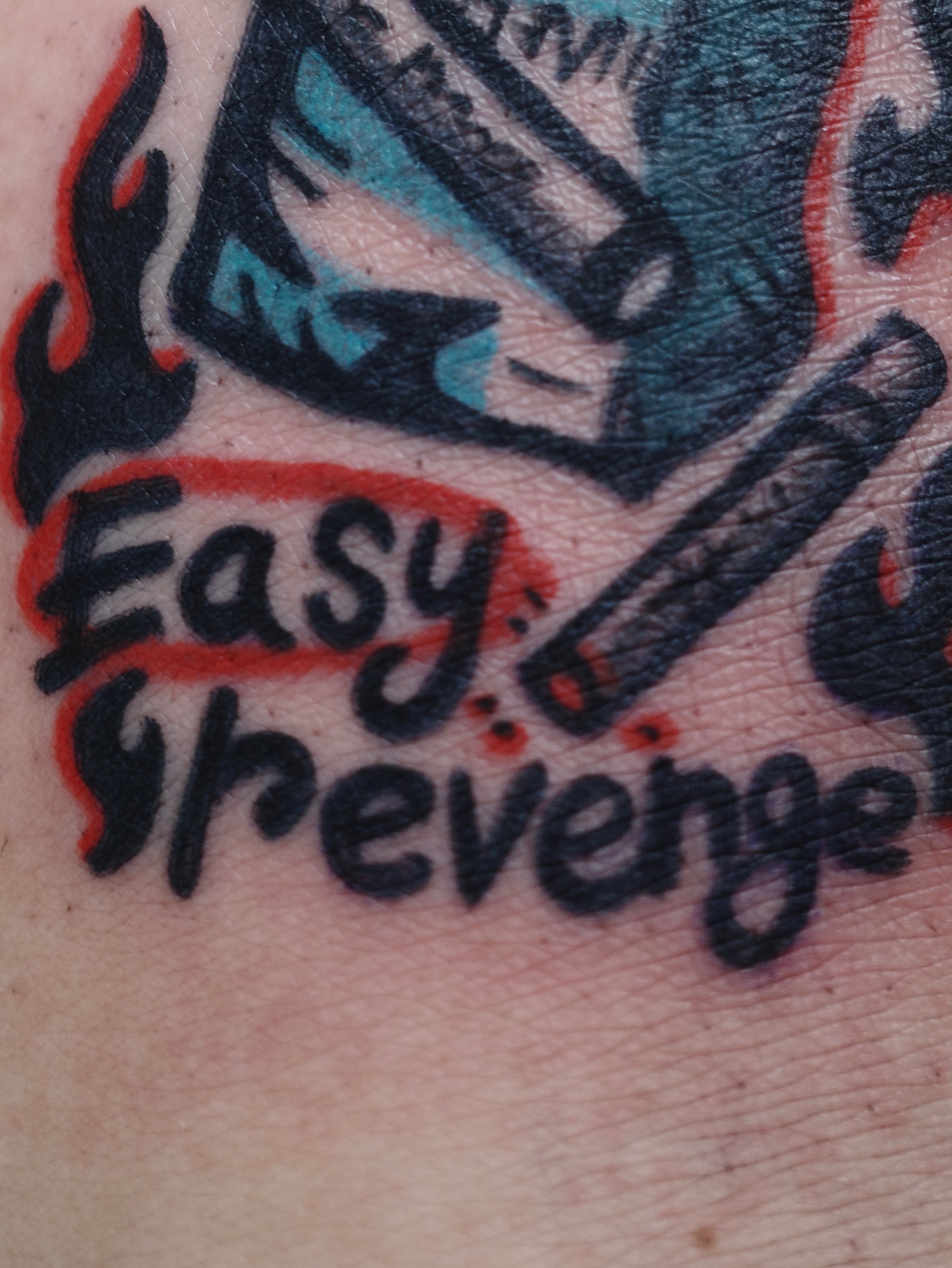 Tattoo by @takuu_tattoo — lettering_script