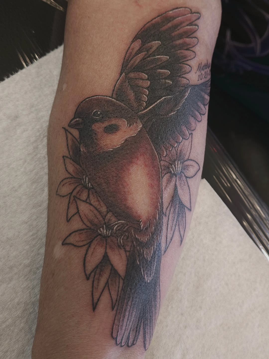 Tattoo by @shelbystattoos β realism, black_and_grey