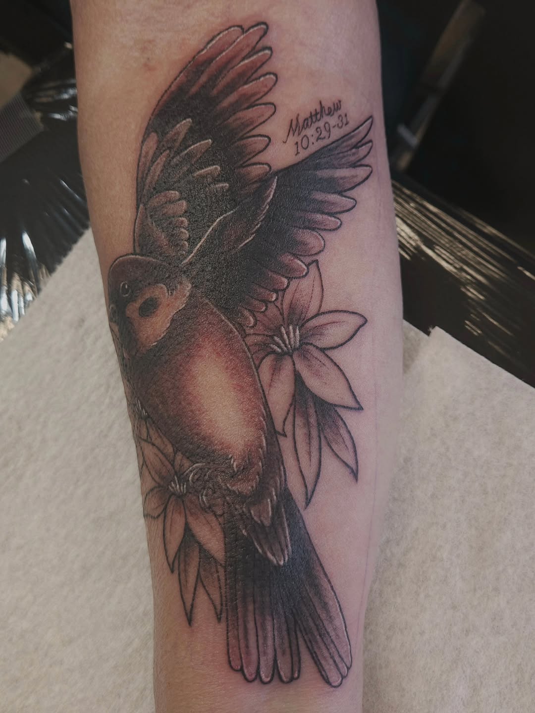 Tattoo by @shelbystattoos β realism, lettering_script