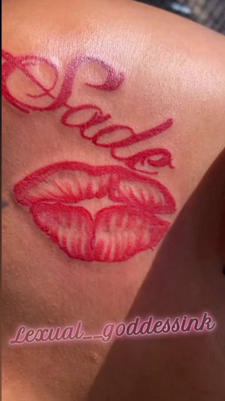 Tattoo by @lexual__goddessink — lettering_script, fine_line