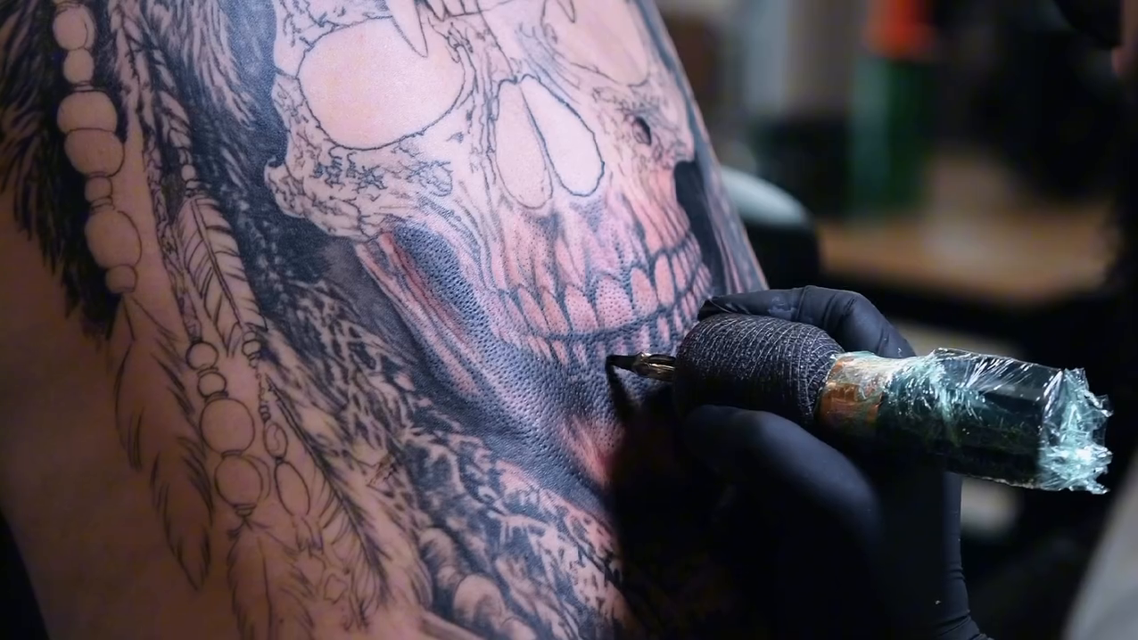 Tattoo by @gregordevera — black_and_grey, realism