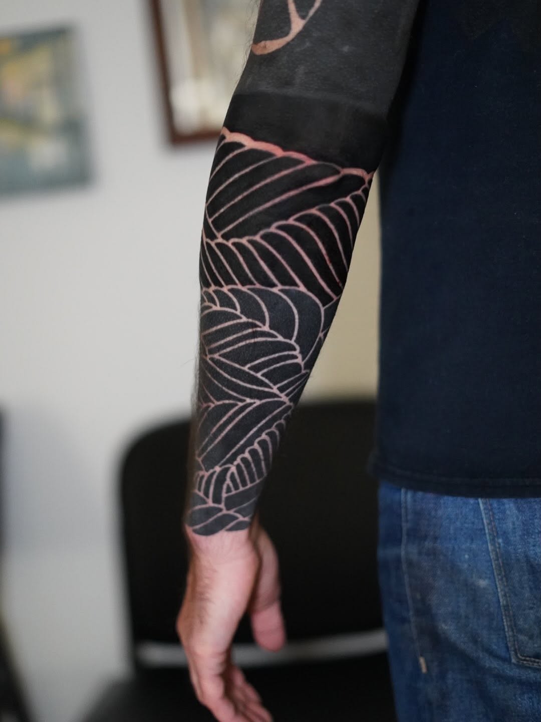 Tattoo by @julioferrerart — blackwork, japanese_irezumi