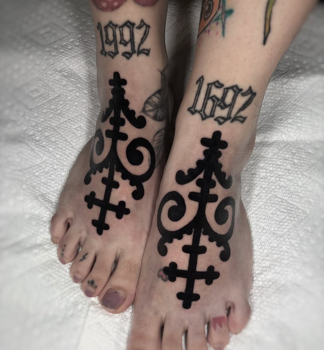 Tattoo by @call.me.crybabyy — blackwork