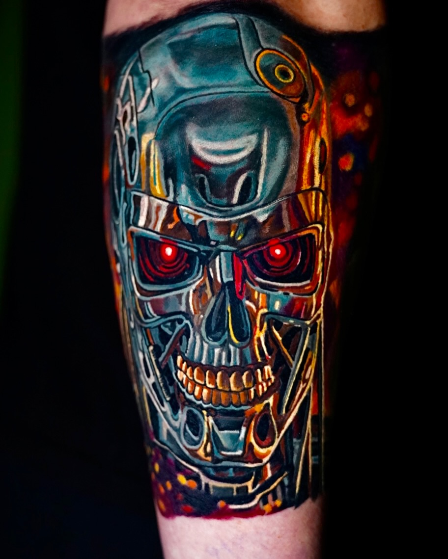 Tattoo by @rrsantander_art — realism, trash_polka