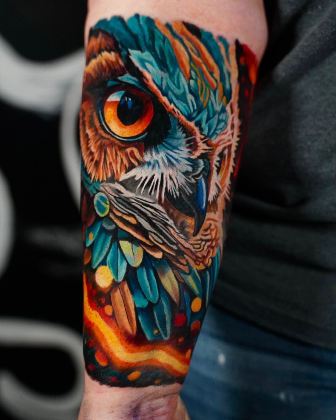 Tattoo by @rrsantander_art — realism, trash_polka