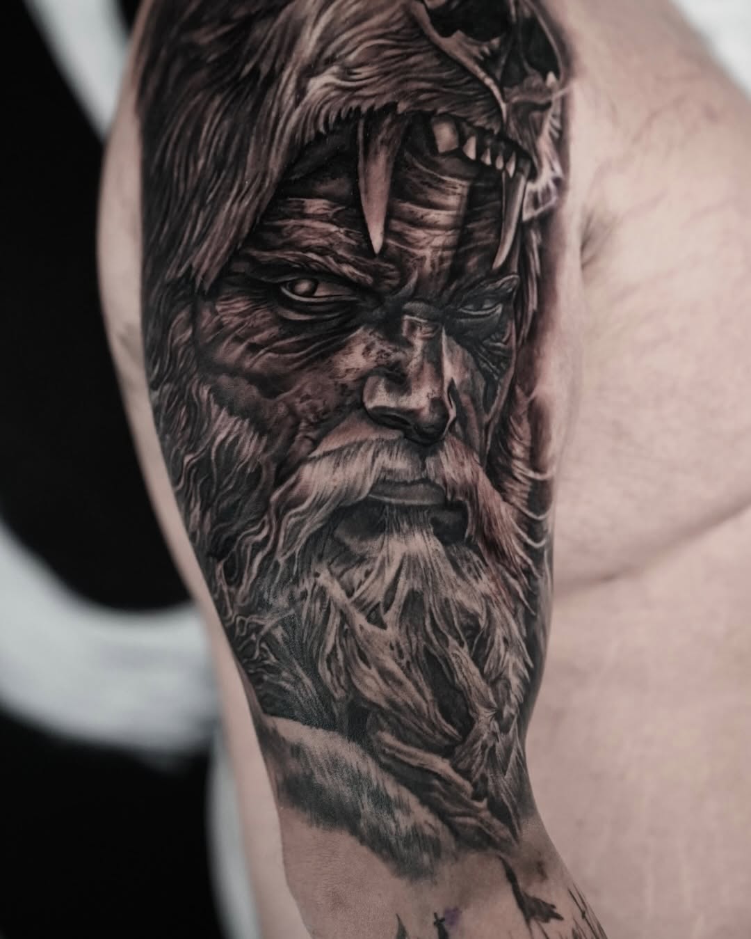 Tattoo by @rrsantander_art — realism, black_and_grey