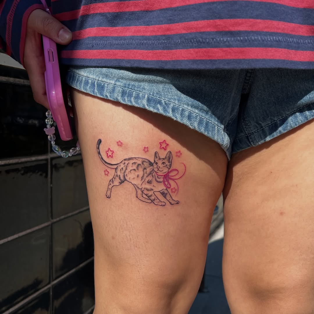 Tattoo by @divagirl_superstar — fine_line, illustrative