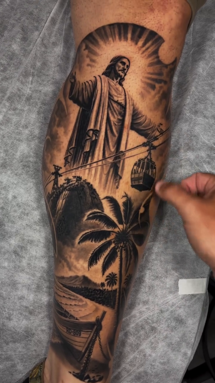 Tattoo by @samuellimbertitattoos — realism, black_and_grey