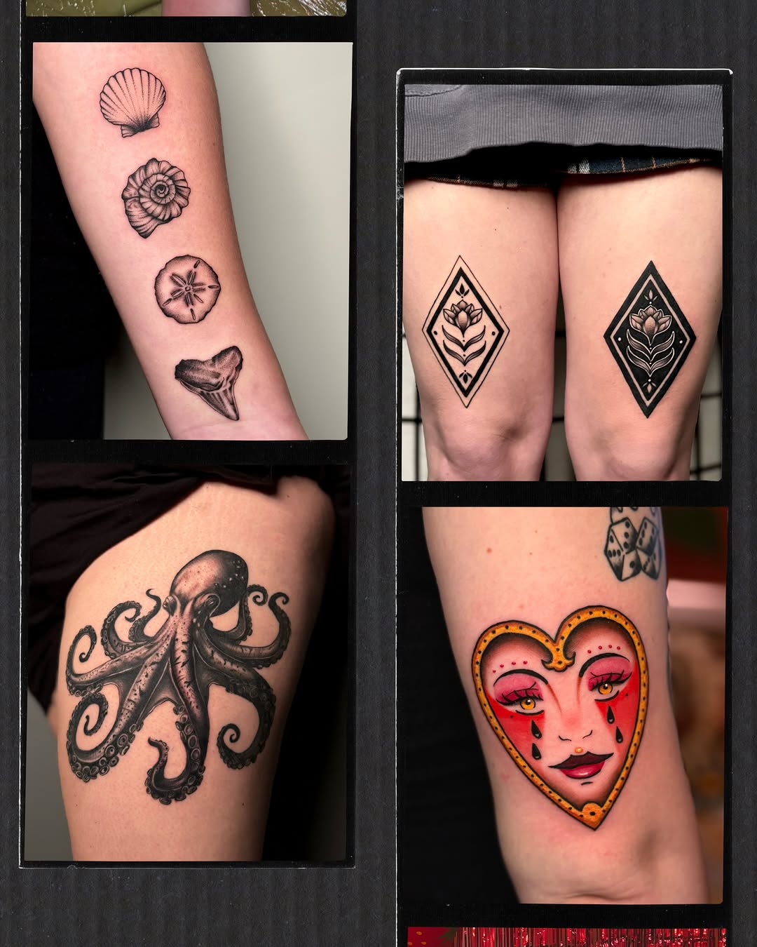 Tattoo by @slightlyorange — black_and_grey, realism