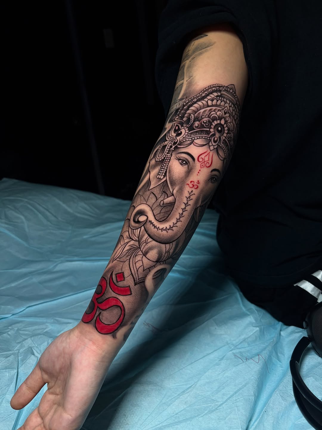 Tattoo by @tatsdesanchez — black_and_grey, realism