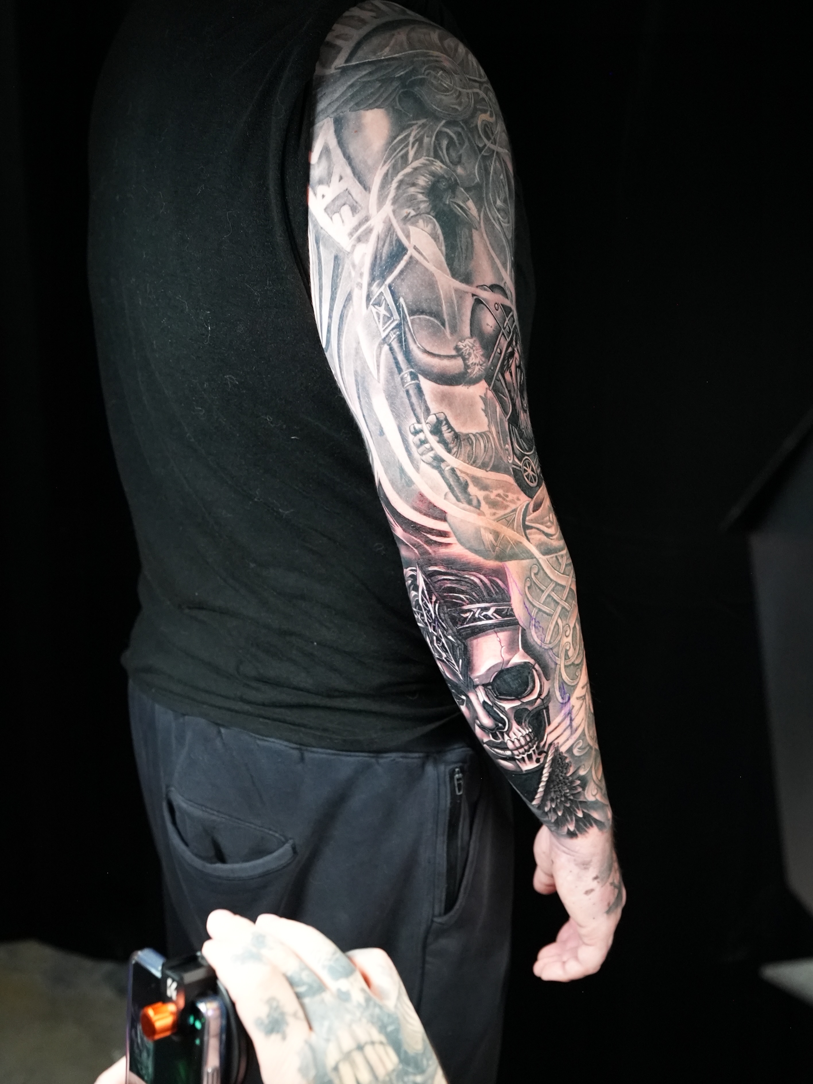 Tattoo by @jakeingersoll_sdt — black_and_grey, realism
