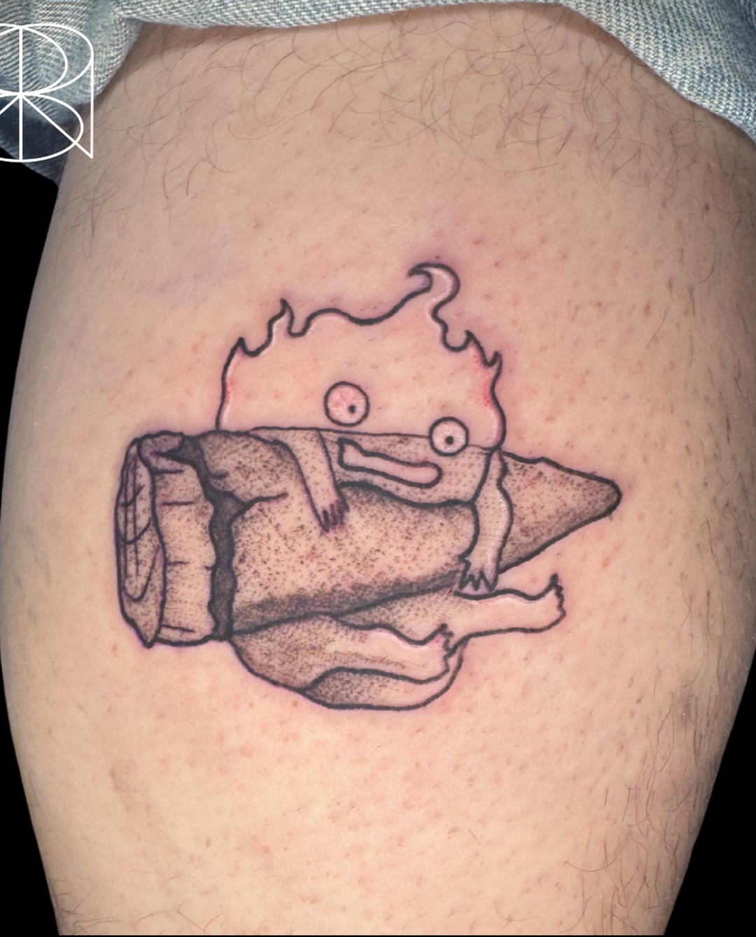Tattoo by @peregrin.nightingale — dotwork