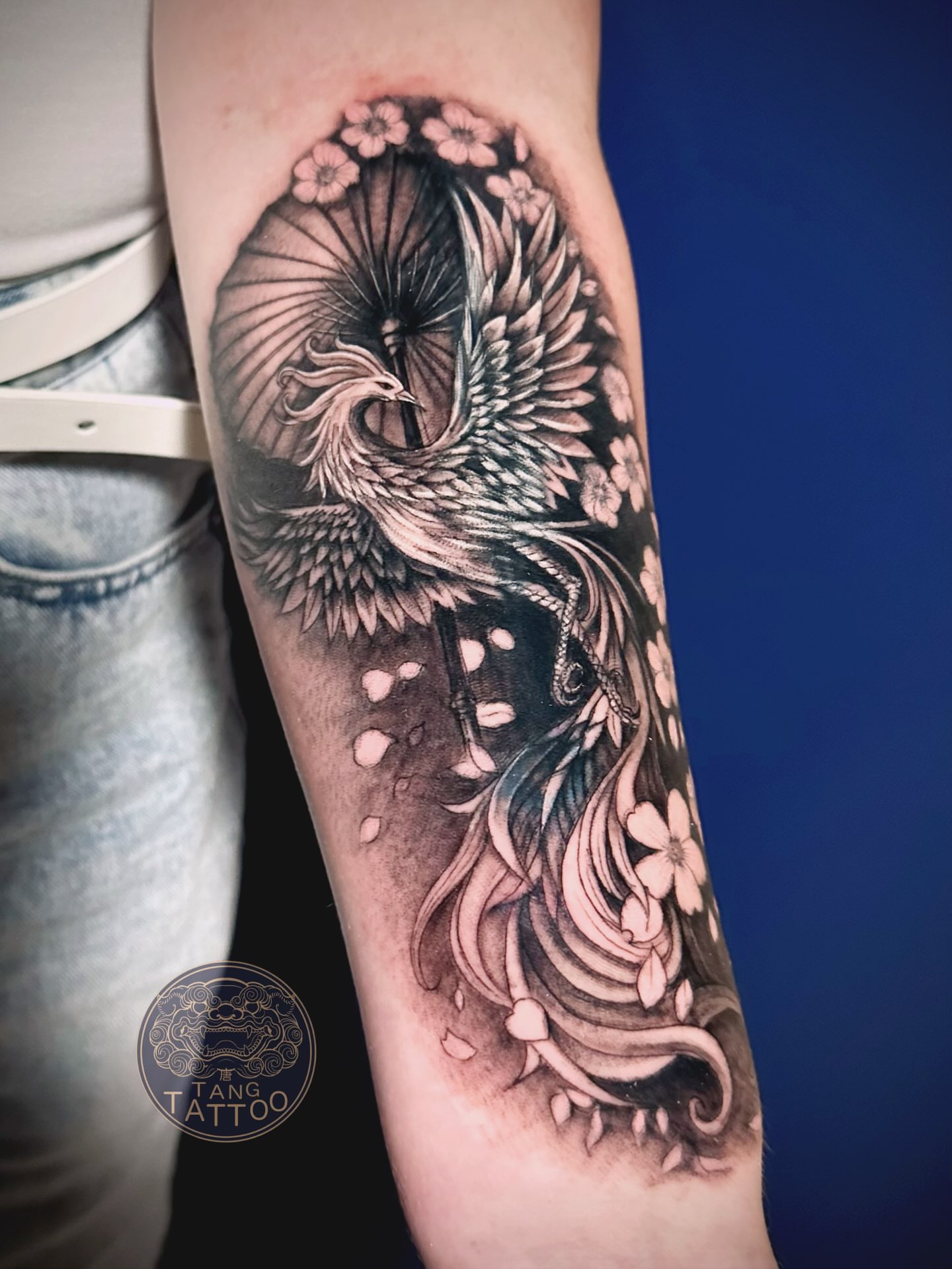 Tattoo by @tftattoo โ japanese_irezumi, black_and_grey