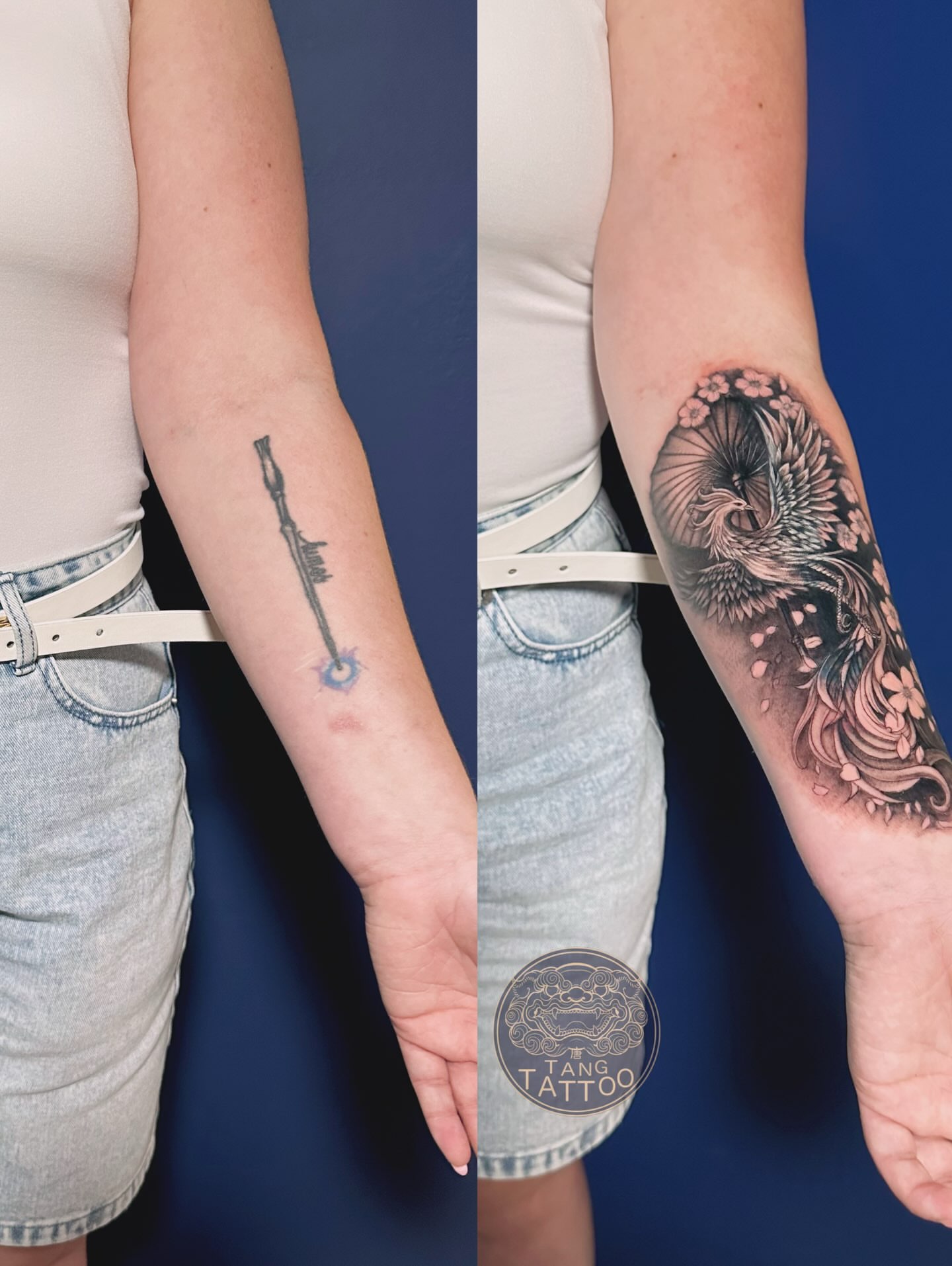 Tattoo by @tftattoo โ black_and_grey