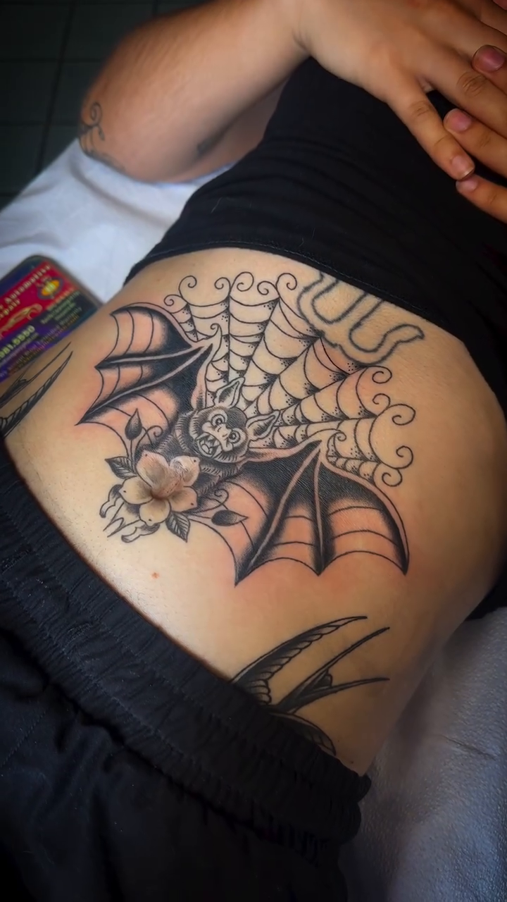 Tattoo by @chloerose.tattoos — neo_traditional, black_and_grey