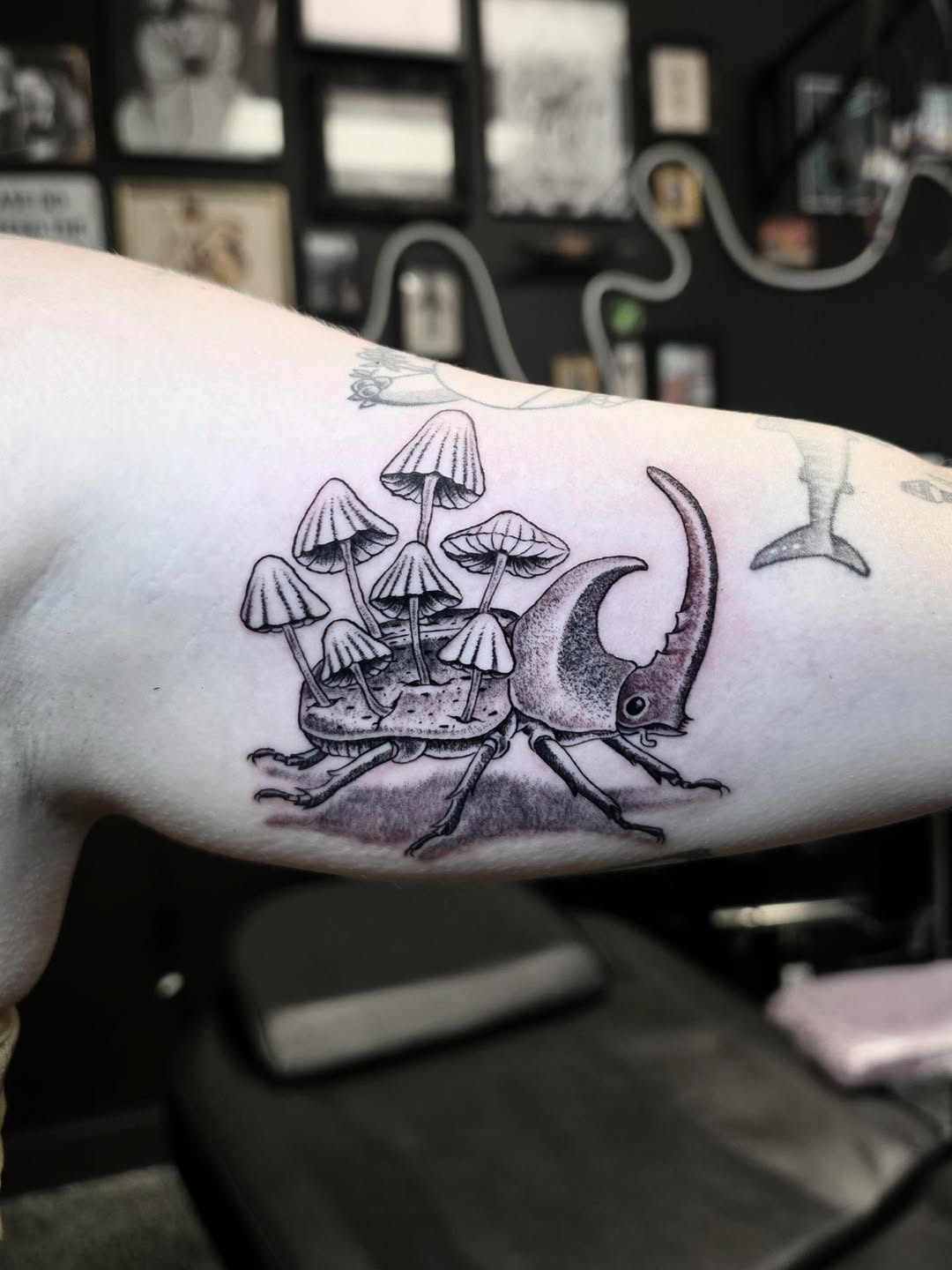Tattoo by @inkbyxavia — black_and_grey, realism