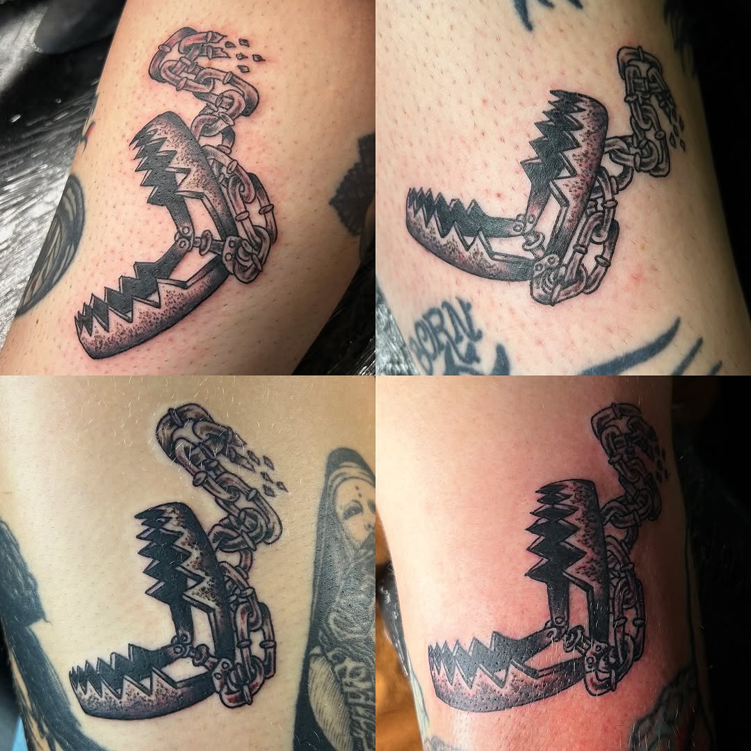 Tattoo by @lovedestroyer — black_and_grey, chicano
