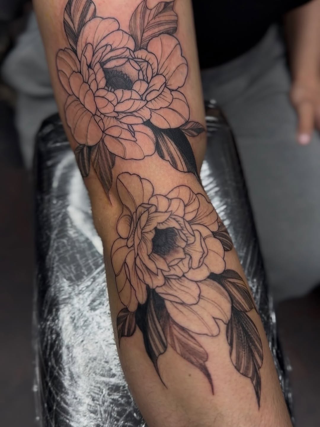 Tattoo by @h.gonzalez_tattoos — fine_line, black_and_grey