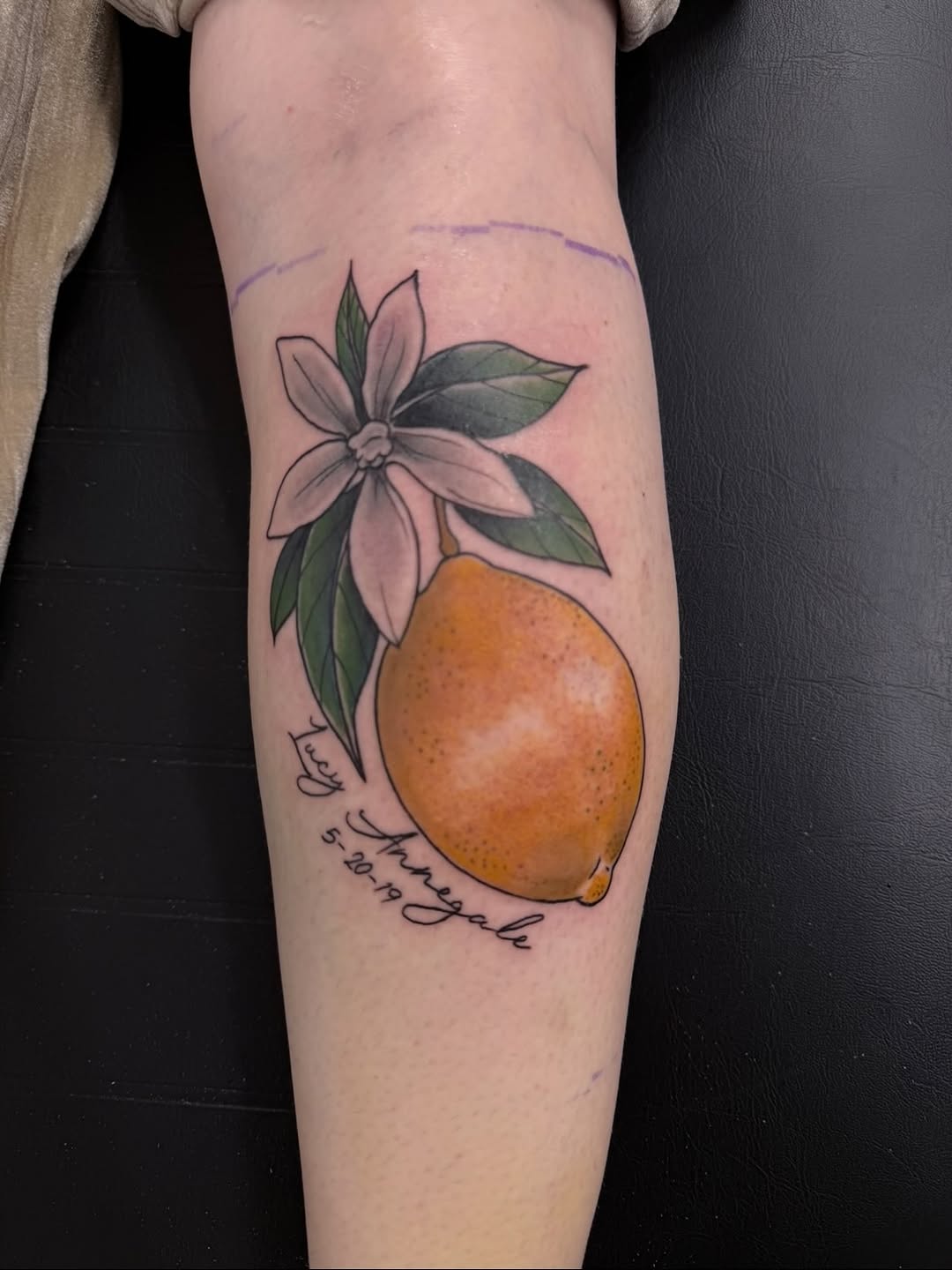 Tattoo by @h.gonzalez_tattoos — realism, lettering_script