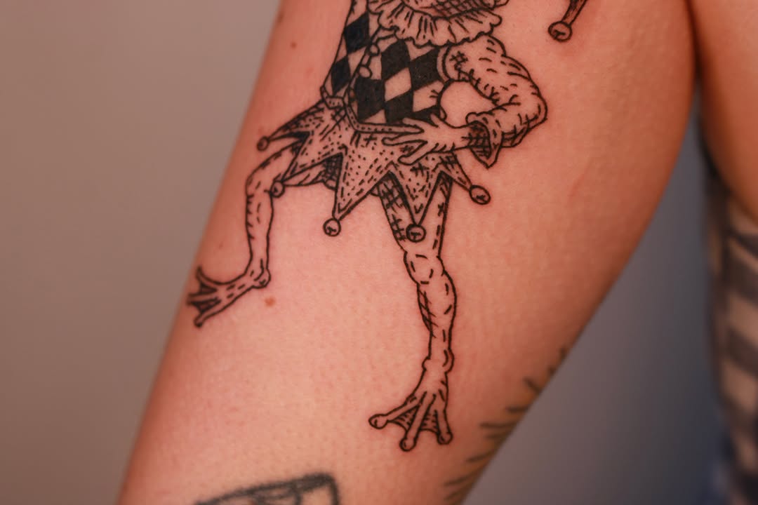 Tattoo by @chickpeatattoos — blackwork