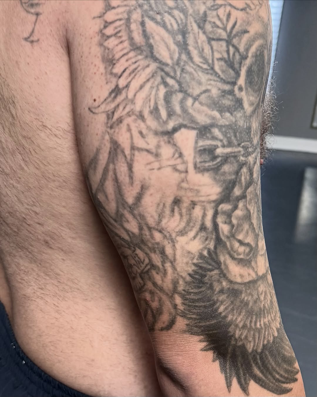 Tattoo by @artlopeztattoo — black_and_grey, realism