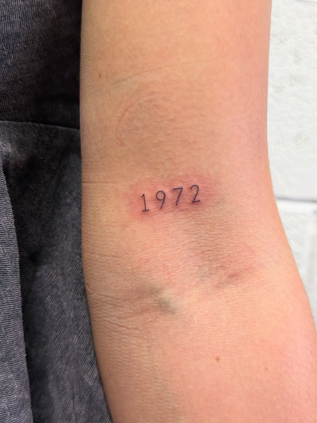 Tattoo by @reverie_finelines — lettering_script, fine_line