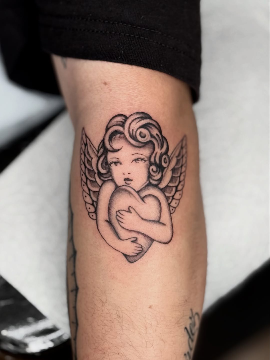 Tattoo by @mijita_tatz — black_and_grey, fine_line