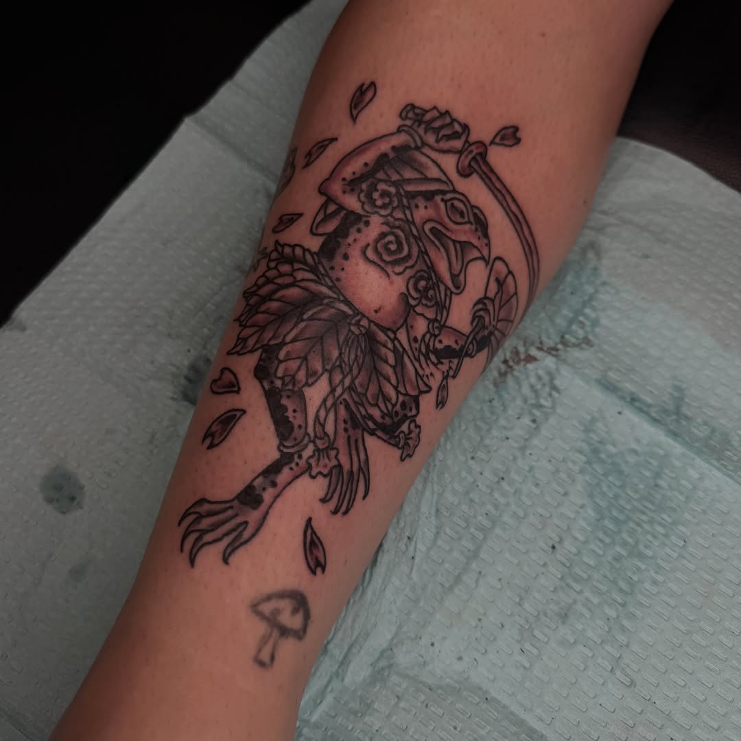 Tattoo by @staynasty_666 — japanese_irezumi, black_and_grey