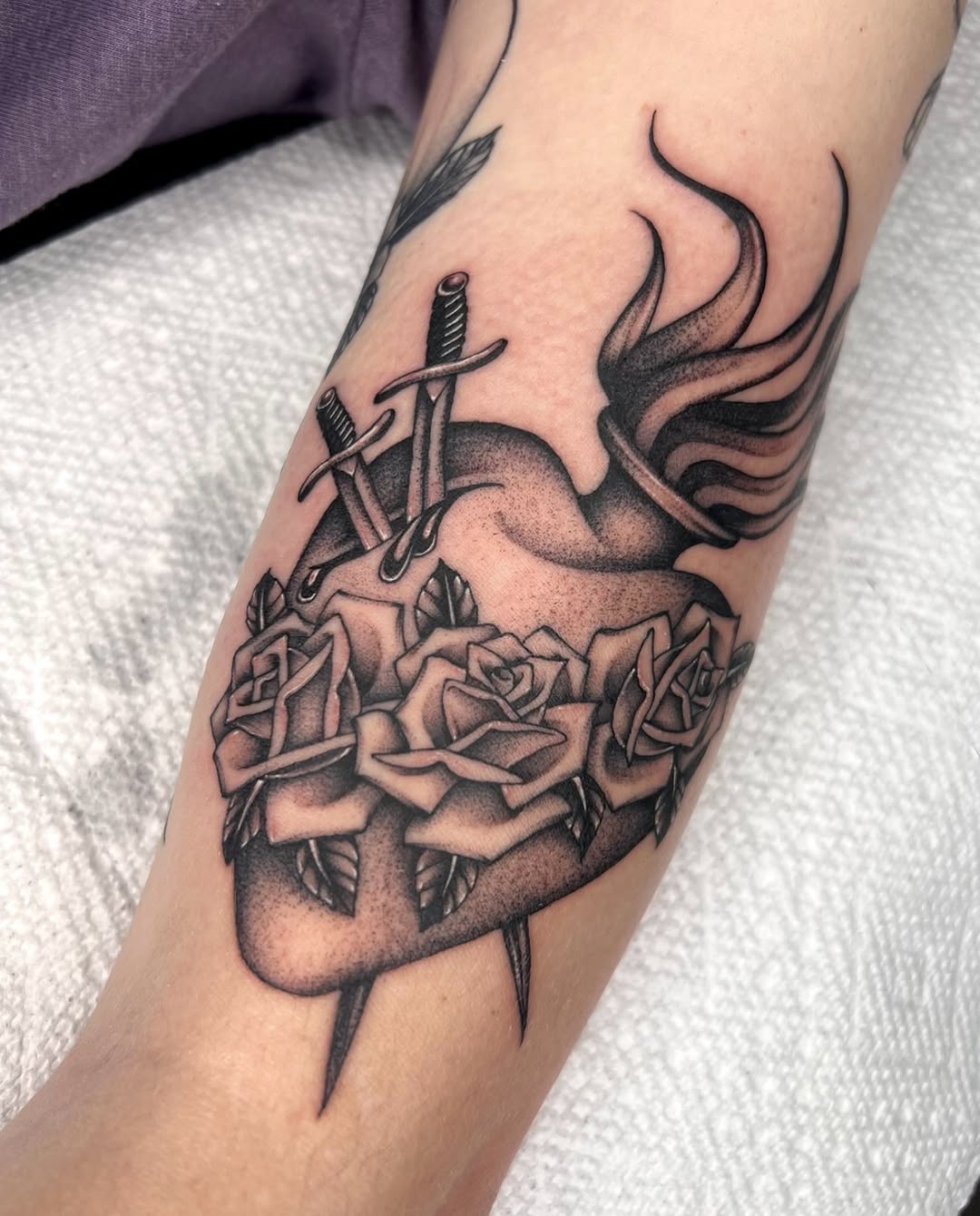 Tattoo by @michelle.chamerlik โ black_and_grey, realism