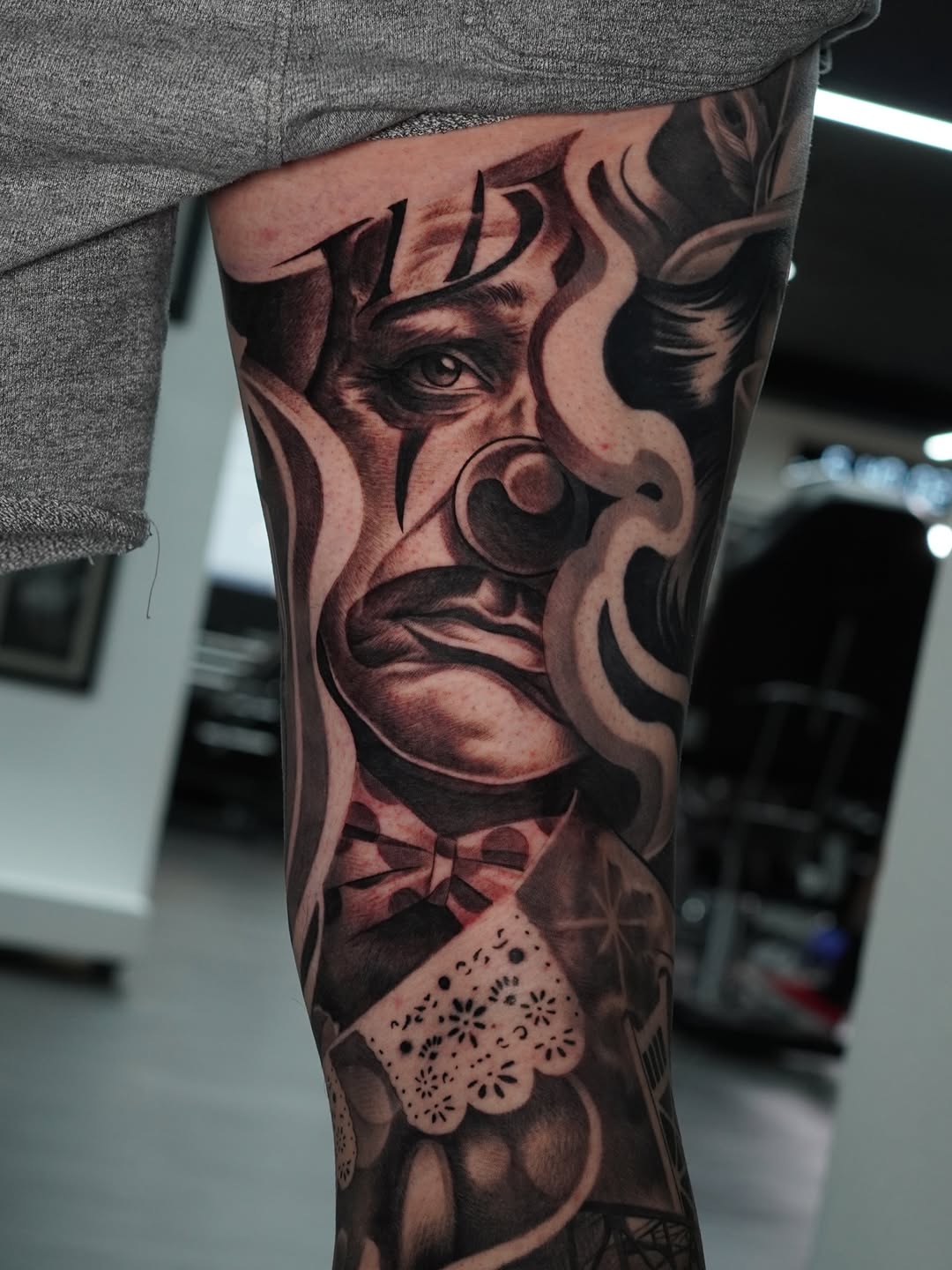 Tattoo by @jessem_tattoos — realism, black_and_grey