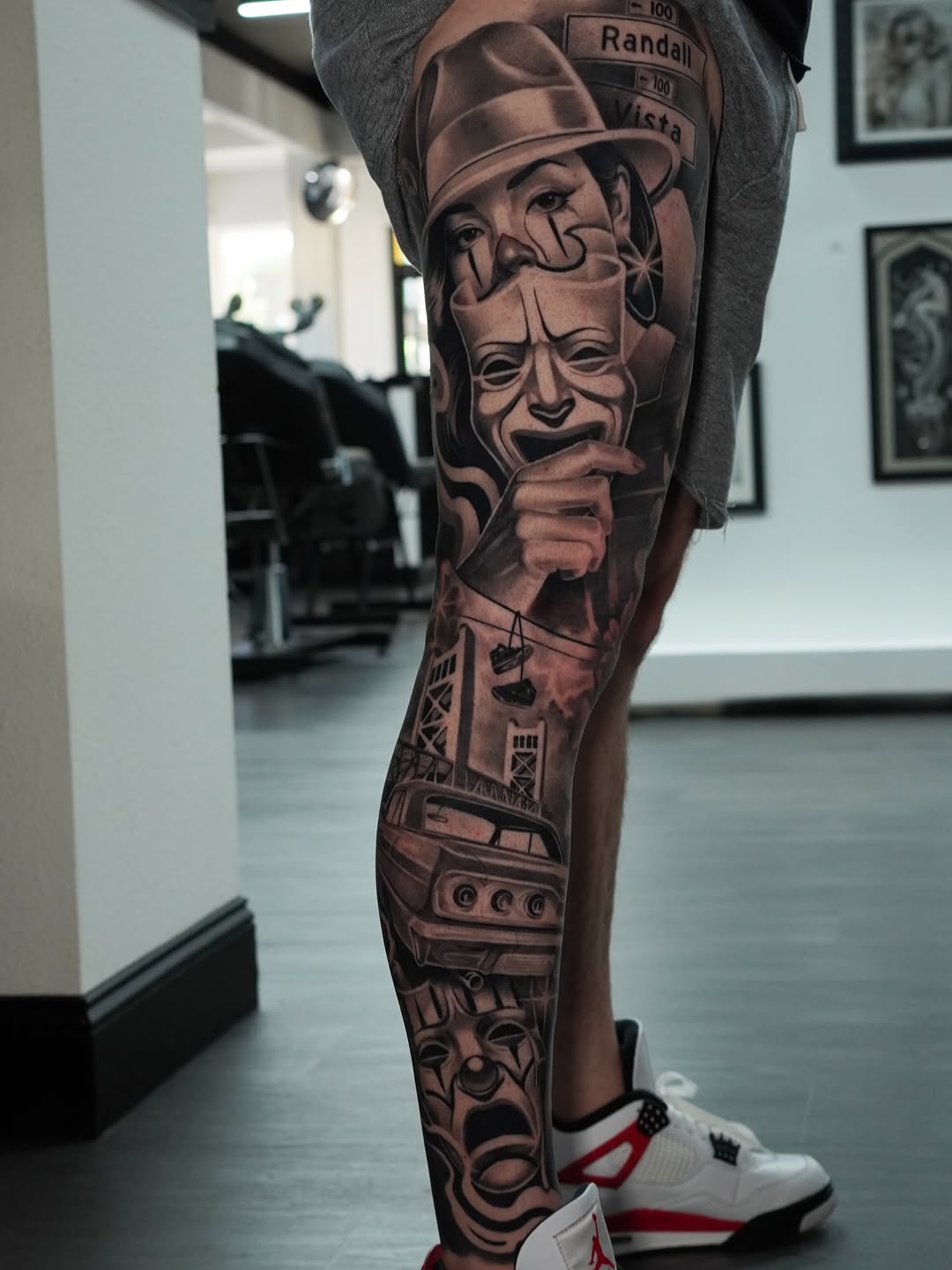 Tattoo by @jessem_tattoos — chicano, black_and_grey