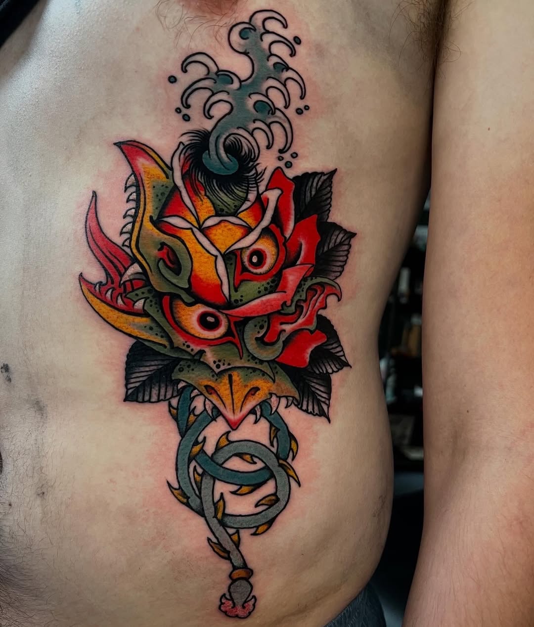 Tattoo by @matty_esswein — japanese_irezumi, neo_traditional