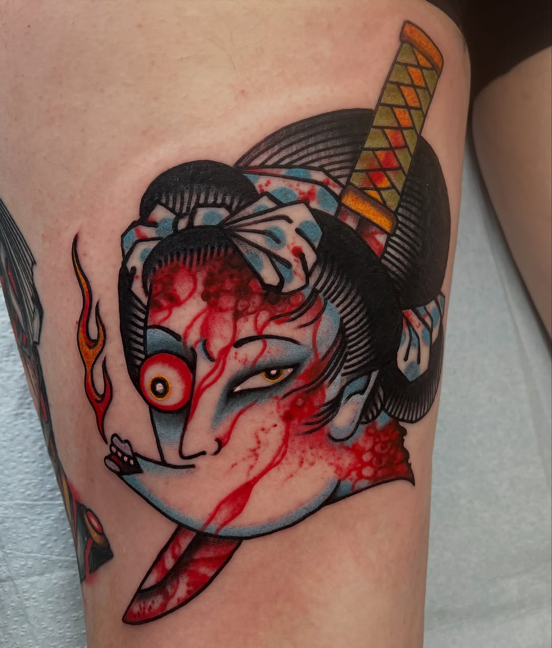 Tattoo by @matty_esswein — japanese_irezumi, neo_traditional