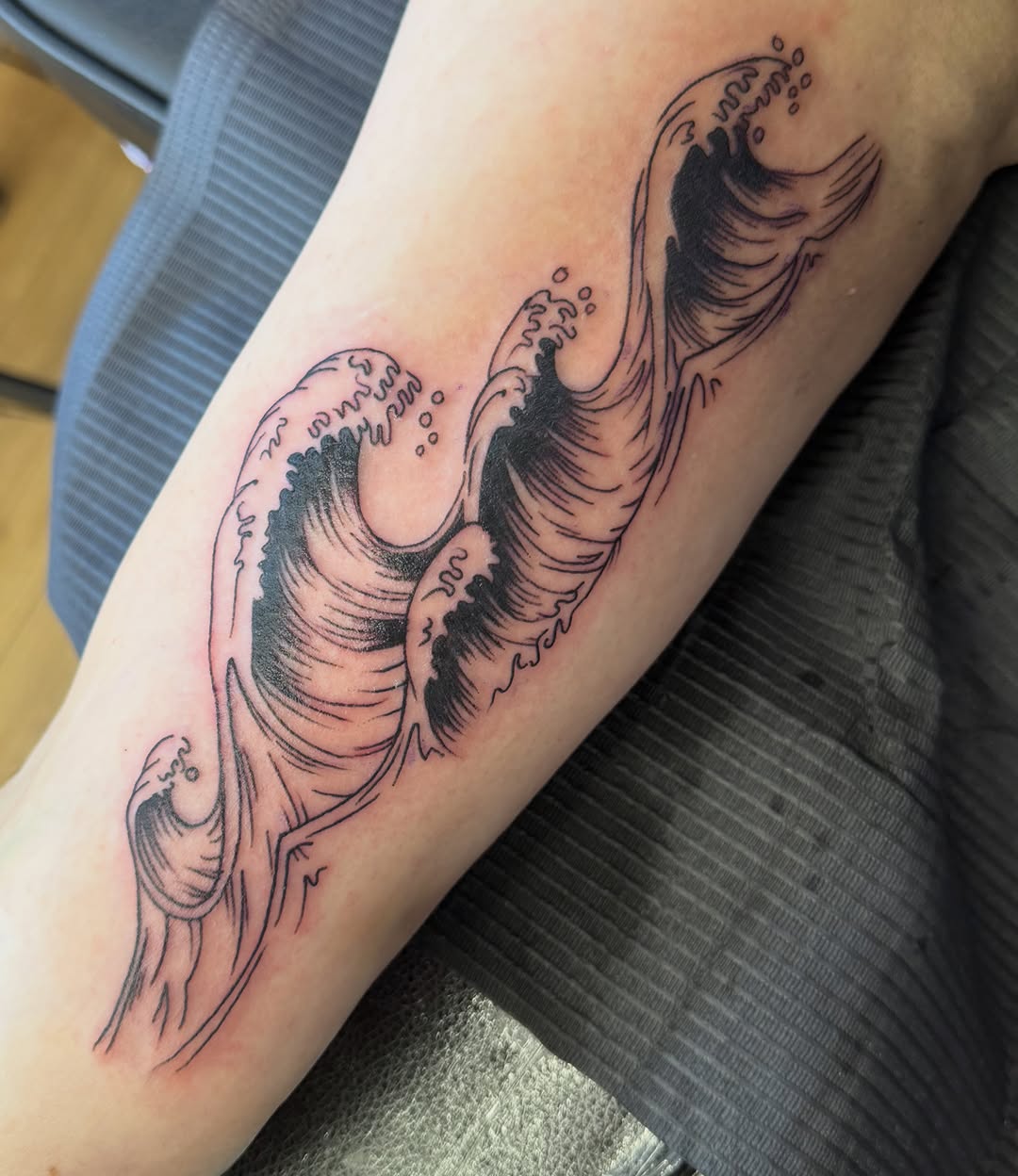 Tattoo by @faith_tat2 — japanese_irezumi, black_and_grey