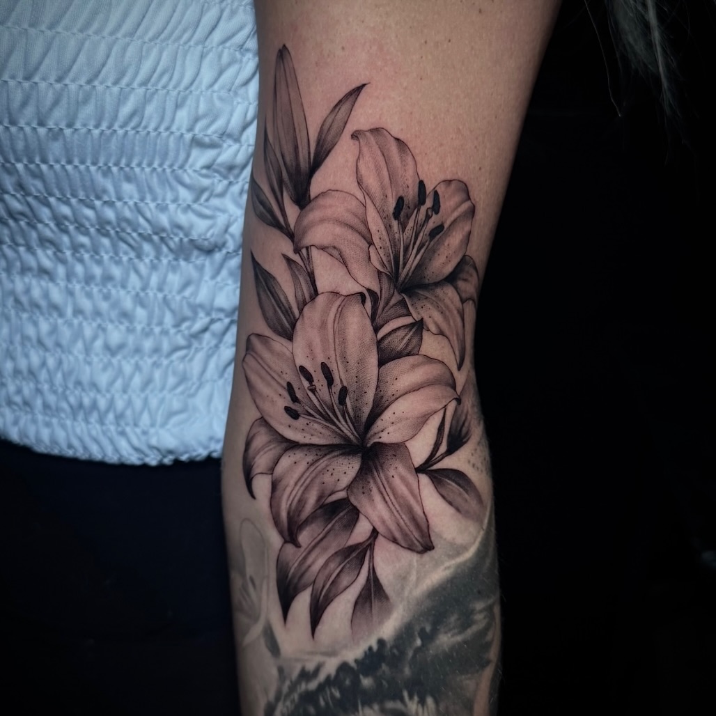 Tattoo by @corycabletattoos — realism, black_and_grey