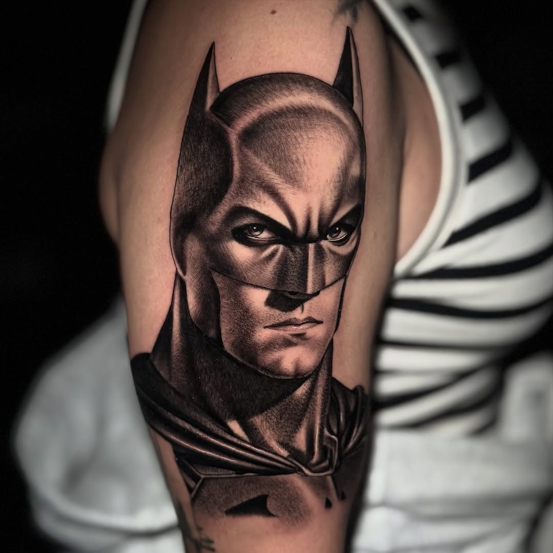 Tattoo by @dome_tats — realism, black_and_grey