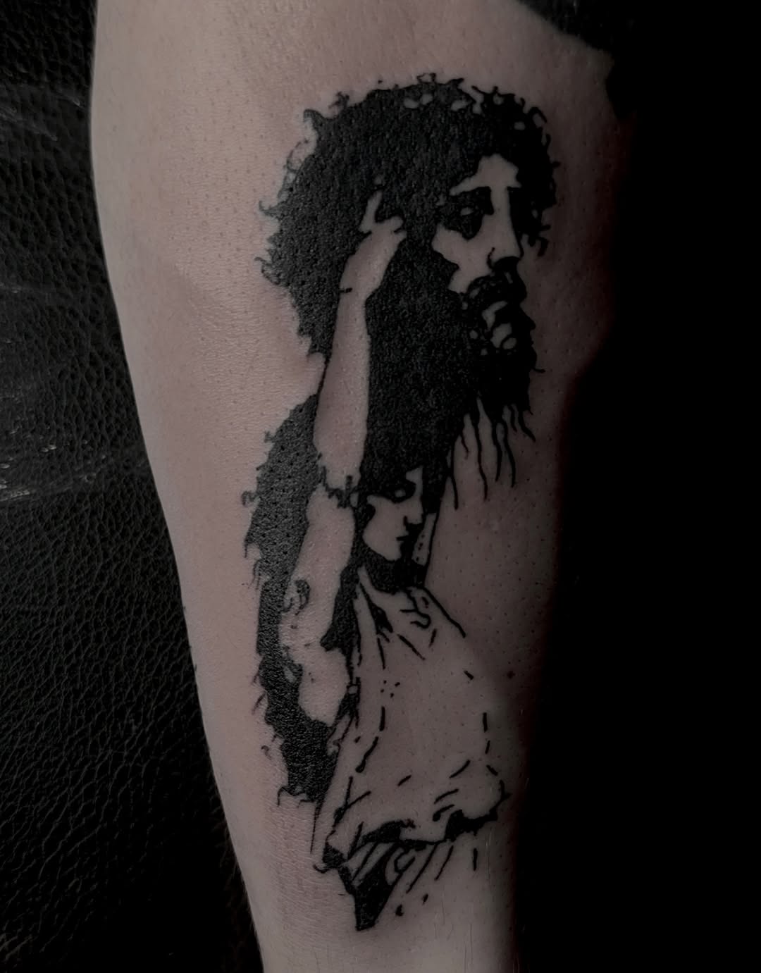 Sketch tattoo on the forearm by Jordan Sandoval
