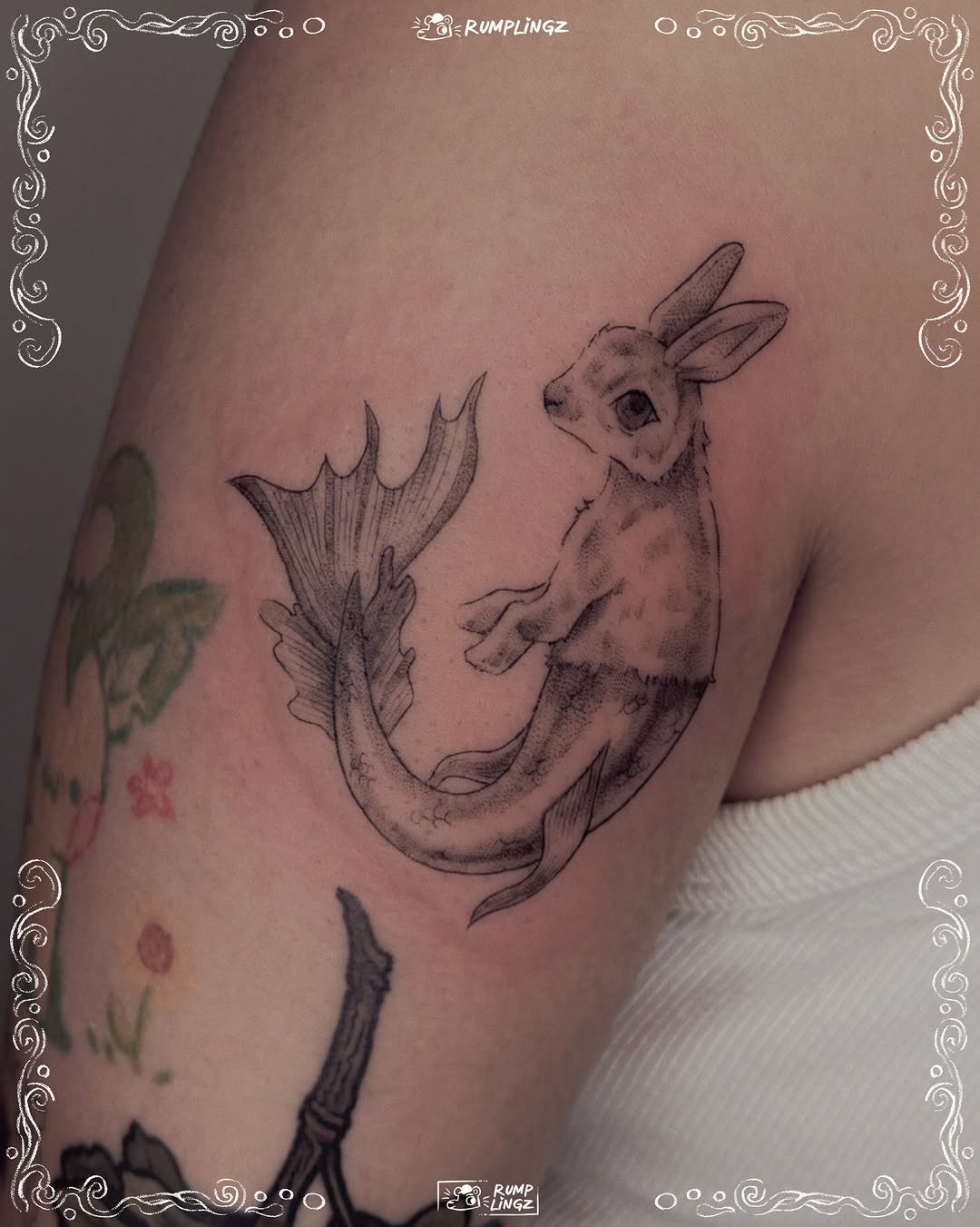 Tattoo by @rumplingz โ black_and_grey, realism