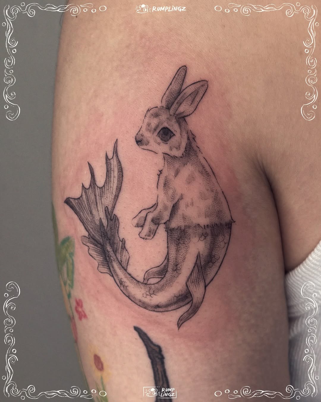 Tattoo by @rumplingz โ dotwork, realism