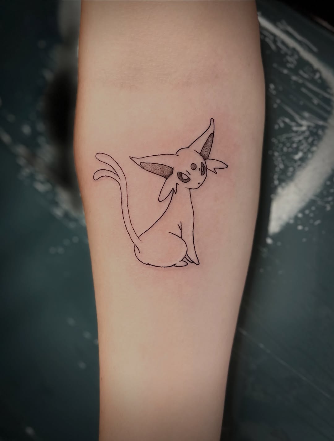 Tattoo by @nunutattoo111 — fine_line, anime