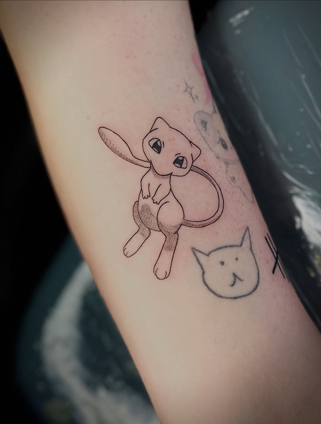 Tattoo by @nunutattoo111 — anime, fine_line